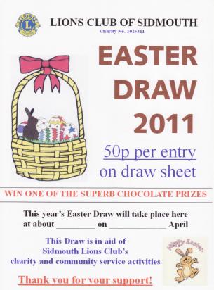 Easter Draw Poster 2011